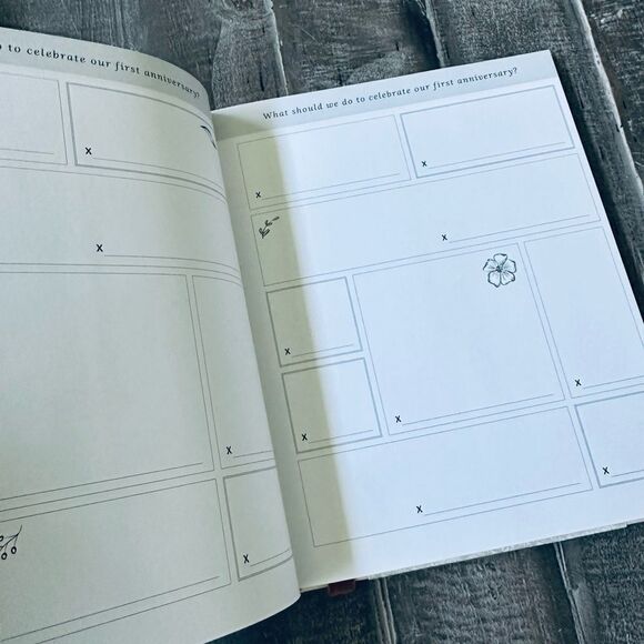 Our Wedding Guest Book Fun Interactive Lily & Val Wedding Memory Book - Picture 4 of 10